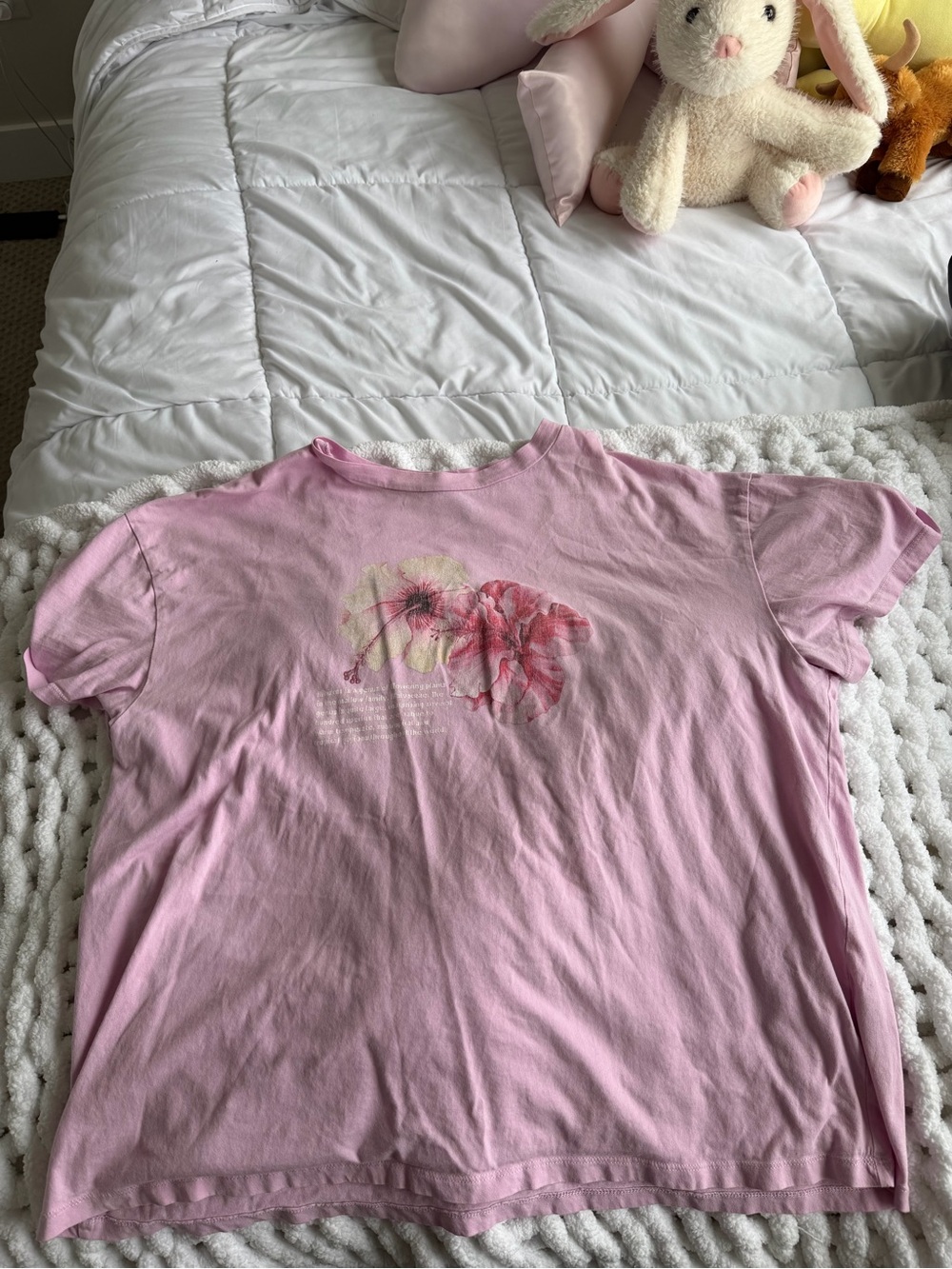 Princess Polly Pink Short Sleeve Tee with Floral Graphic